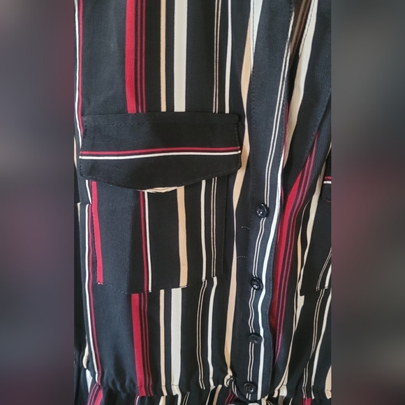 Multi Color Stripe Dress - Picture 6 of 9